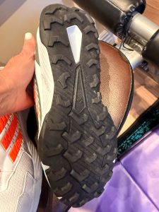 bottom of adidas trail shoe