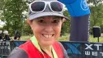 Hilary after getting her medal