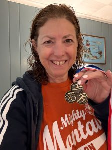 hilary with medal