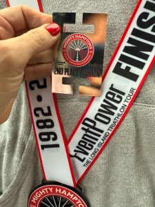 got a second place finish