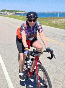 riding into the wind