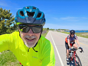 Ray and Hilary riding