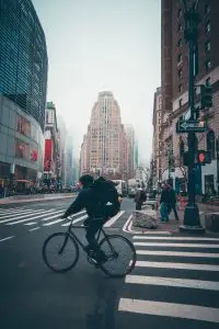 riding in the city