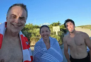 back to swimming