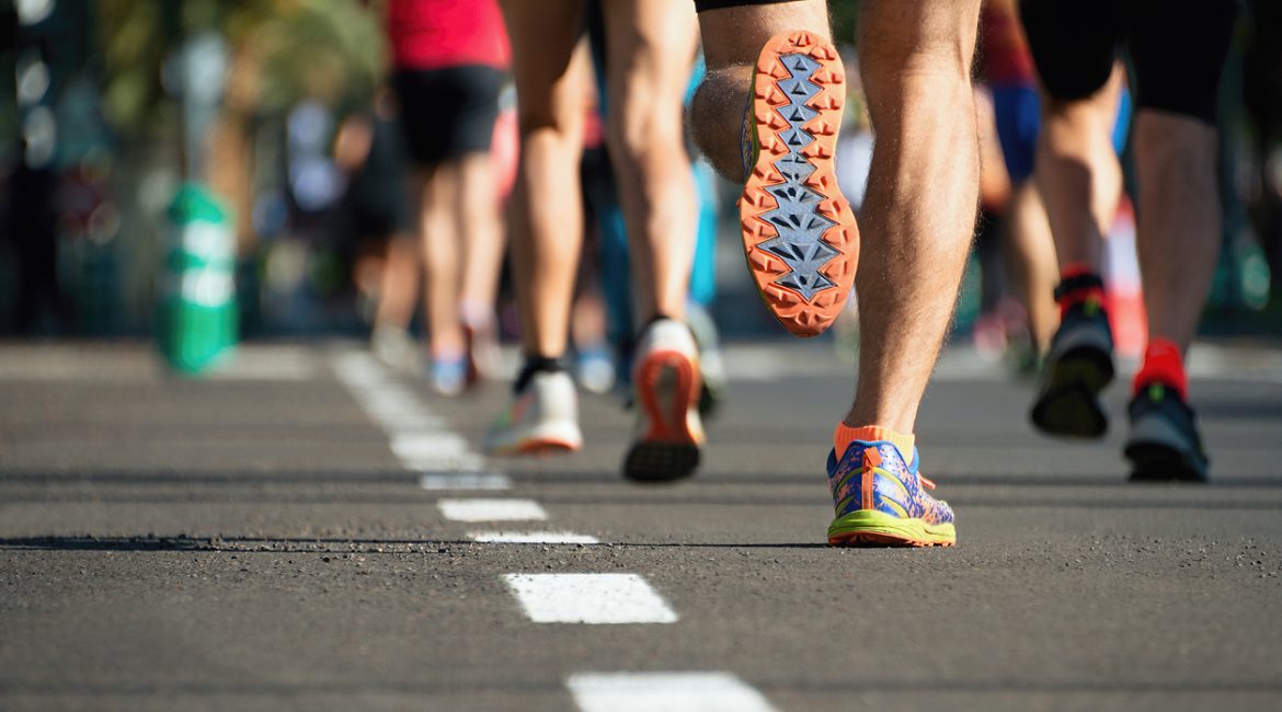people running